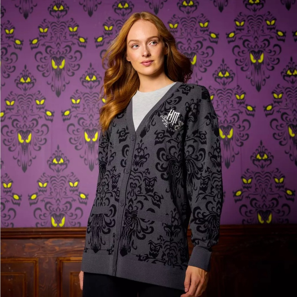 The Haunted Mansion Wallpaper Cardigan Sweater by Her Universe